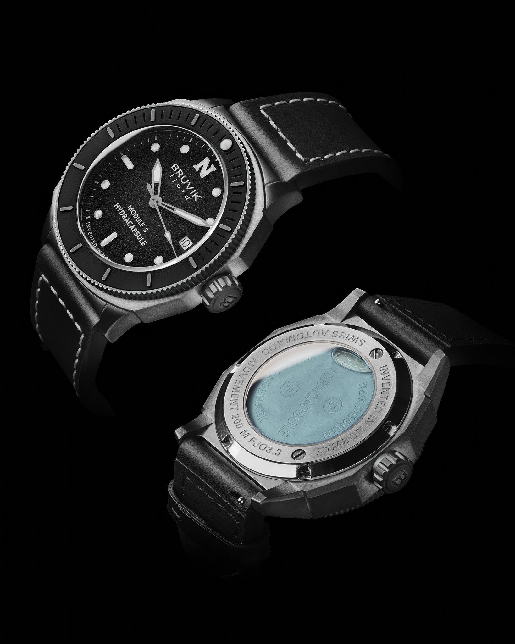 Bruvik Fjord Hydracapsule® Steel Black