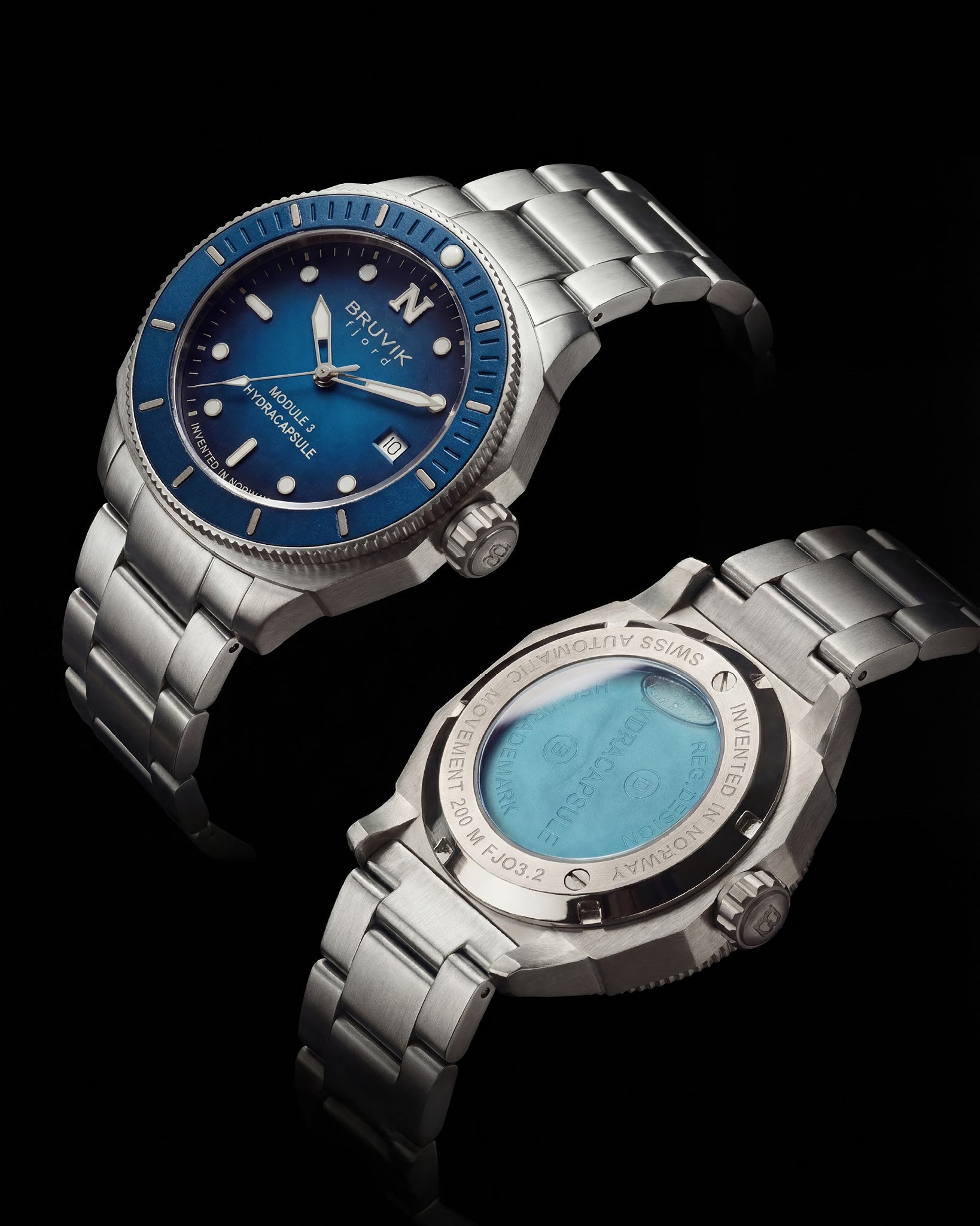 Bruvik Fjord Hydracapsule® Steel Blue Steel Bracelet