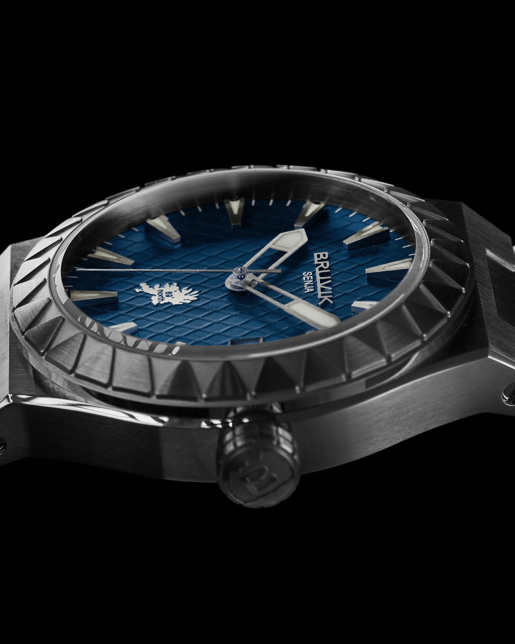 Bruvik Senja Ørnfjorden – Swiss Blue Dial Watch Inspired by